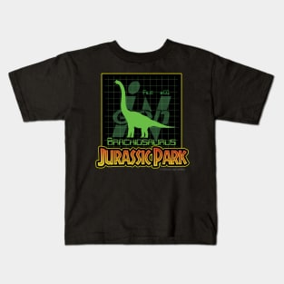 Ingen Files #01 (Brachiosaurus) - Jurassic Park Kids T-Shirt